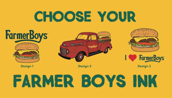 حيلة مطعم للترويج: ارسم علامتنا كوشم مقابل شطائر برغر مجانية لمدة عام صورة رقم 3