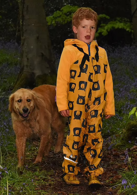 صداقة رائعة مؤثرة بين طفل كفيف وكلب مخلص يعوض الطفل عن فقدان حاسة البصر صورة رقم 16