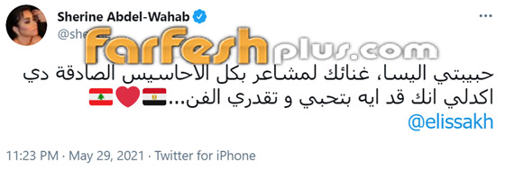 فيديو إليسا تغني (مشاعر) شيرين عبد الوهاب بإحساس عالي.. كيف علقت شيرين؟ صورة رقم 1