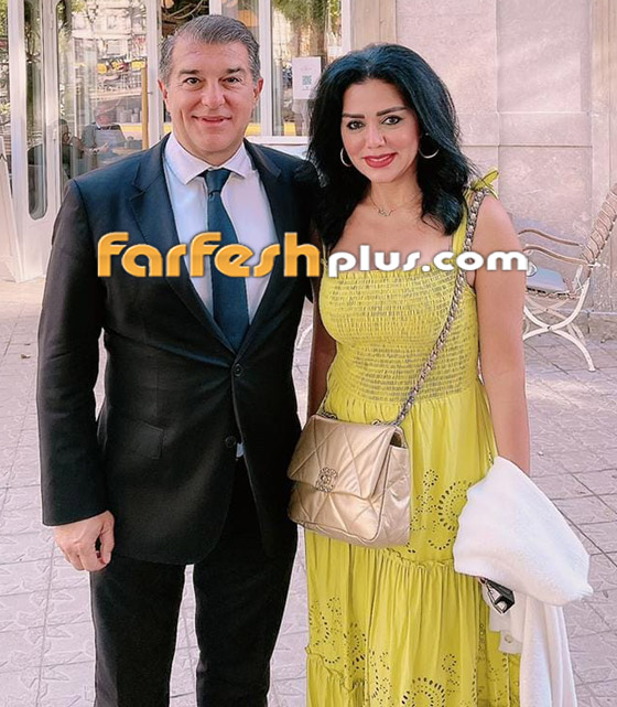 صور رانيا يوسف مع رئيس نادي برشلونة وتعلق: (هو طلب يتصور معي)! فيديو صورة رقم 3 صور رانيا يوسف مع رئيس نادي برشلونة وتعلق: (هو طلب يتصور معي)! فيديو صورة رقم 3