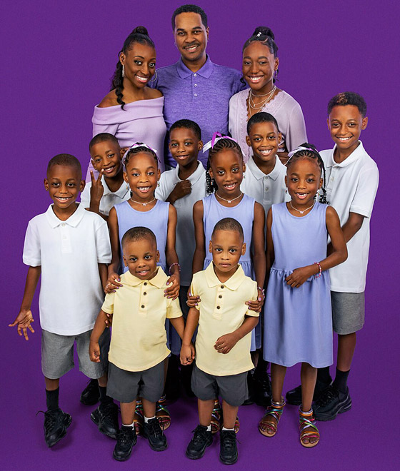 زوجان أمريكيان يستعدان لاستقبال طفلهما الـ15 بعد إنجابهم توائم خماسية صورة رقم 2