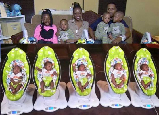 زوجان أمريكيان يستعدان لاستقبال طفلهما الـ15 بعد إنجابهم توائم خماسية صورة رقم 10