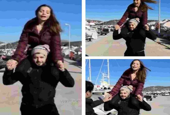 فيديو وصور: نجل هيدي كرم يحمل والدته اثناء التمرين.. سبقه ابن راغب علامة  صورة رقم 3