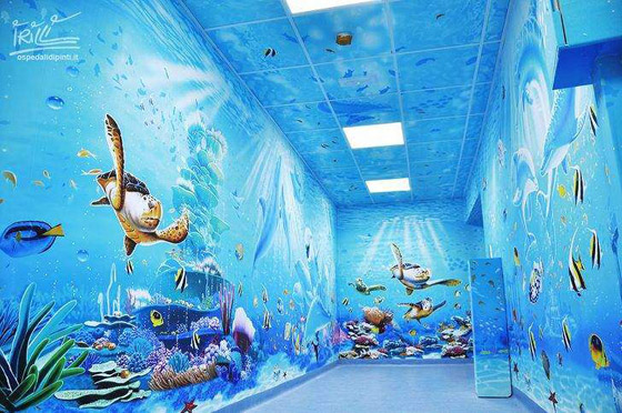 كيف حول فنان إيطالي مستشفى كئيبا إلى جنة للأطفال؟ صورة رقم 2