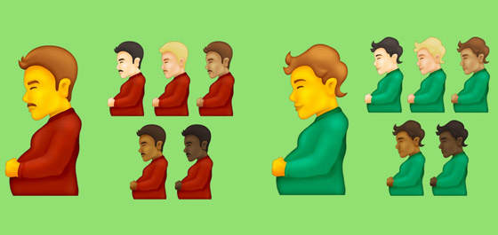 بينها إيموجي رجل حامل.. هذه الرموز التعبيرية الجديدة قد تتوفر قريبا صورة رقم 7