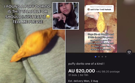 حبة دوريتوس غريبة تشعل الإنترنت وتلقى عرضا ببيعها بـ100 ألف دولار صورة رقم 1