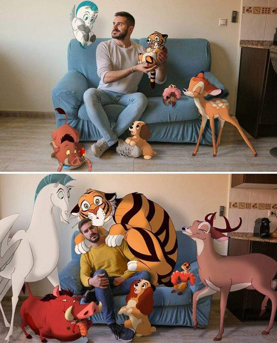 إبداع معلم.. وكيف عاش مع الشخصيات الكرتونية لإرضاء الأطفال؟ صورة رقم 4