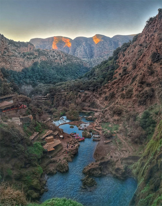 ركن الجنة.. مغامر يوثق رحلته المثيرة إلى إحدى أجمل شلالات المغرب صورة رقم 4
