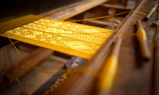 معرض نادر لأقمشة حرير العنكبوت بلندن: استغرق 8 سنوات ومليوني عنكبوت صورة رقم 2