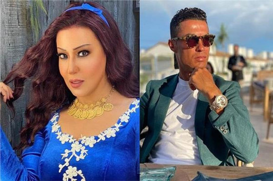 صور: سمية الخشاب لكريستيانو رونالدو: 