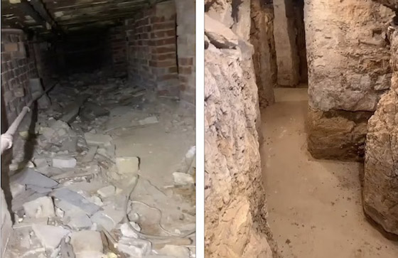 يكتشف عشرات الممرات والغرف السرية تحت منزل عائلته فيديو وصور : صورة رقم 6