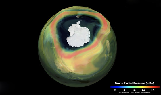 فيديو يكشف عن كارثة حقيقية: ثقب الأوزون أصبح أكبر من قارة! صورة رقم 2