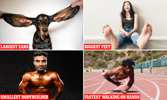 صور أبرز أرقام قياسية بموسوعة جينيس الجديدة: اكبر قدم، اطول اذن وأسرع شقلبة! صورة رقم 1