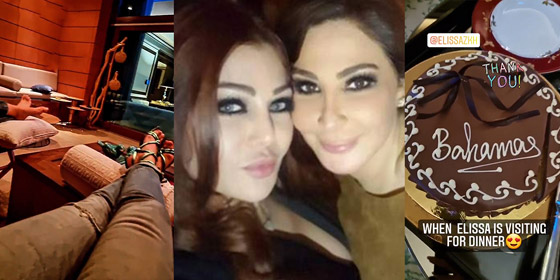 فيديو وصور :هيفاء وهبي تستضيف إليسا في منزلها..وماذا فعلتا سوية ؟  صورة رقم 7