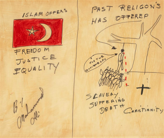 صور: لوحات للملاكم محمد علي تباع بالمزاد.. رسم بعضها بين مبارياته صورة رقم 5