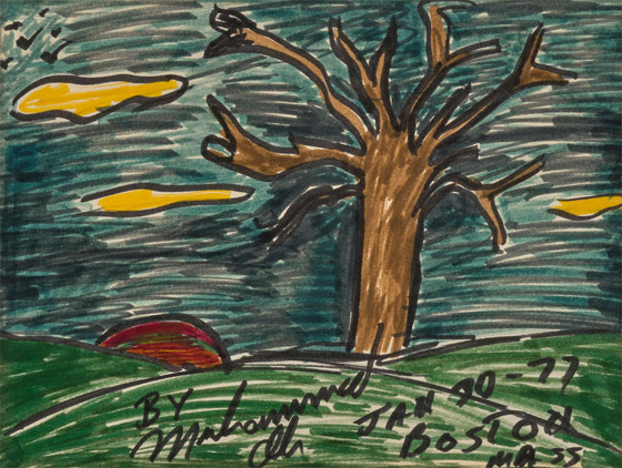 صور: لوحات للملاكم محمد علي تباع بالمزاد.. رسم بعضها بين مبارياته صورة رقم 10