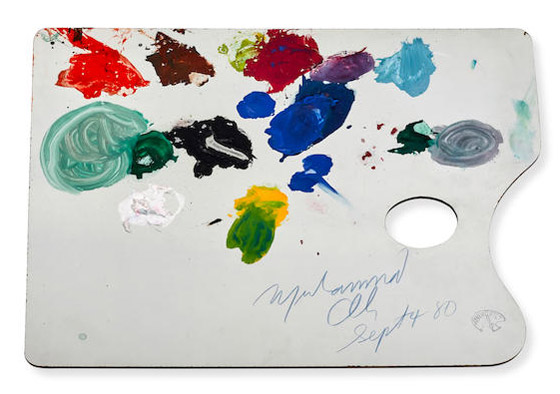 صور: لوحات للملاكم محمد علي تباع بالمزاد.. رسم بعضها بين مبارياته صورة رقم 13