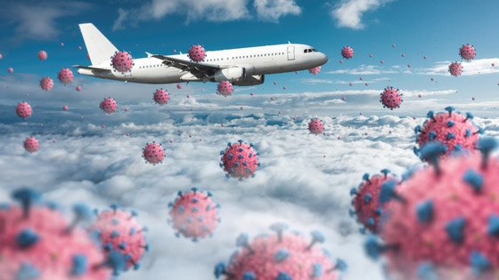 خبر يهمنا جميعا.. هذه أخطر نقطة لانتشار فيروس كورونا على الطائرة! صورة رقم 1