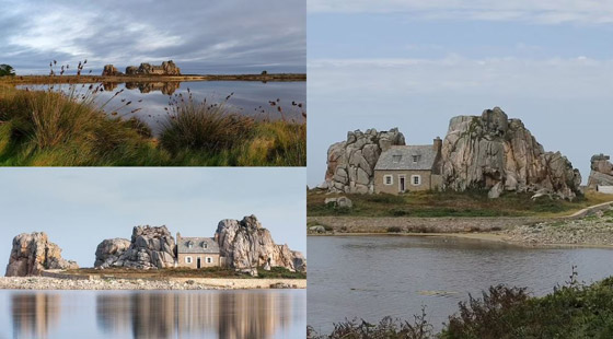 صور: منزل غريب بين صخرتين عملاقتين يخطف أنظار السائحين في فرنسا صورة رقم 1