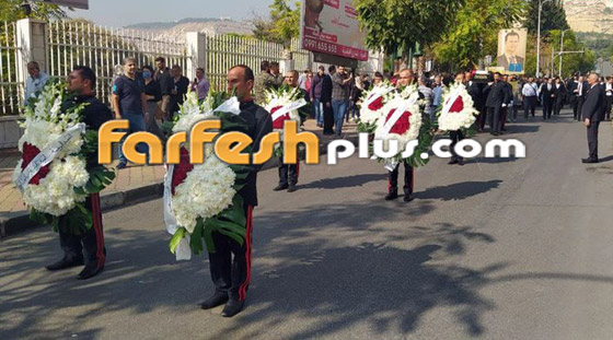 فيديو وصور: زوجة صباح فخري تنهار في جنازته وتشكر بشار الأسد! صورة رقم 9