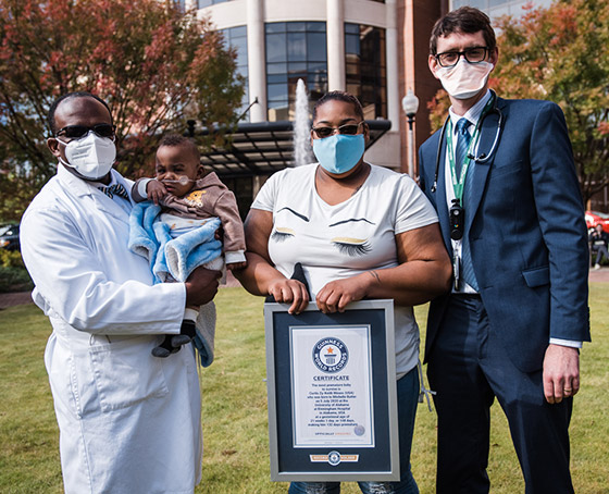 طفل أمريكي يحصل على لقب 