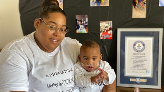 طفل أمريكي يحصل على لقب 