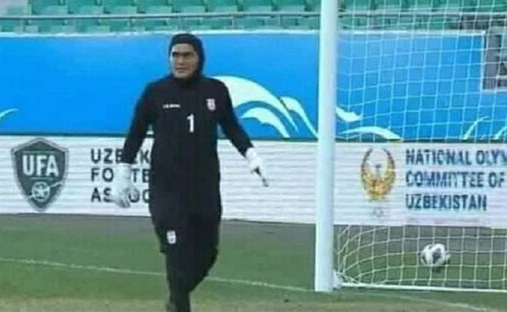 جدل بشأن حارسة مرمى إيران والأردن يشكك: ذكر ام انثى!! صورة رقم 1 جدل بشأن حارسة مرمى إيران والأردن يشكك: ذكر ام انثى!! صورة رقم 1