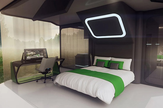 منزل متنقل مستقبلي بأرجل ميكانيكية لاجتياز التضاريس الصعبة صورة رقم 10