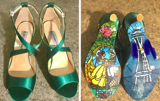 فتيات لم يختارن الفستان الأبيض في حفل زفافهن.. ملابسهن ستدهشك صورة رقم 9