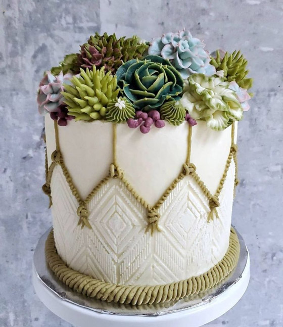 شاب يحول الكيك لقطعة من التريكو.. لا يمكنك رفع أعينك من عليها صورة رقم 2