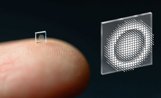 الكشف عن كاميرا بحجم 