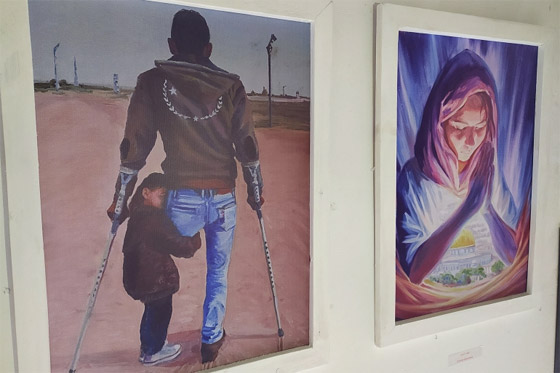 فلسطين بعيون روسية.. 40 فنانا يجسدون بالريشة والألوان حكايات من النضال ضد الاحتلال صورة رقم 2 فلسطين بعيون روسية.. 40 فنانا يجسدون بالريشة والألوان حكايات من النضال ضد الاحتلال صورة رقم 2