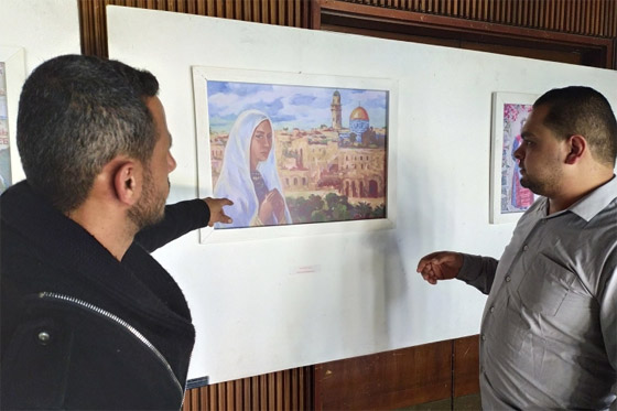 فلسطين بعيون روسية.. 40 فنانا يجسدون بالريشة والألوان حكايات من النضال ضد الاحتلال صورة رقم 3 فلسطين بعيون روسية.. 40 فنانا يجسدون بالريشة والألوان حكايات من النضال ضد الاحتلال صورة رقم 3