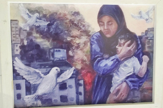 فلسطين بعيون روسية.. 40 فنانا يجسدون بالريشة والألوان حكايات من النضال ضد الاحتلال صورة رقم 5 فلسطين بعيون روسية.. 40 فنانا يجسدون بالريشة والألوان حكايات من النضال ضد الاحتلال صورة رقم 5