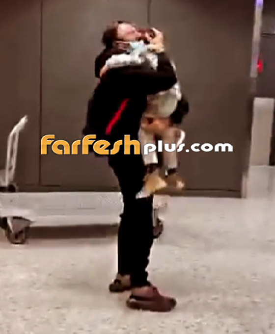 فيديو مؤثر: ابن قصي خولي يهرع لوالده راكضا في المطار ويحتضنه صارخا (أبي!) صورة رقم 6 فيديو مؤثر: ابن قصي خولي يهرع لوالده راكضا في المطار ويحتضنه صارخا (أبي!) صورة رقم 6