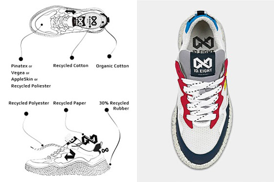 حذاء رياضي مستدام مصنوع من نفايات الفاكهة صورة رقم 4
