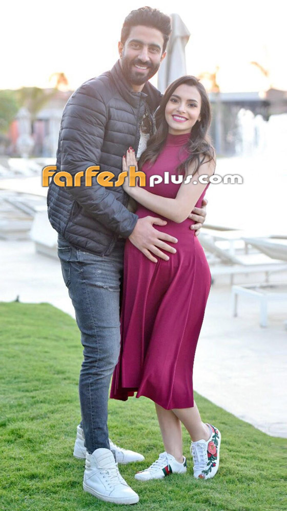 كارمن سليمان ومصطفى جاد يُرزقان بمولودها الثاني.. والبالونات الزهرية تؤكد أنها (بنت) صورة رقم 17