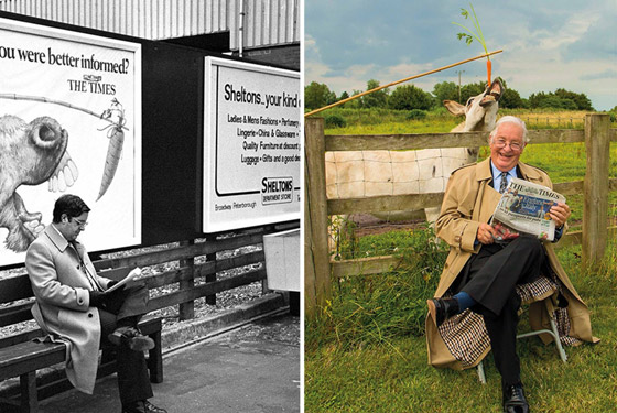 صور لنفس الأشخاص وفي الأماكن ذاتها لكن بعد عدة سنوات: شاهد تأثير الزمن صورة رقم 1