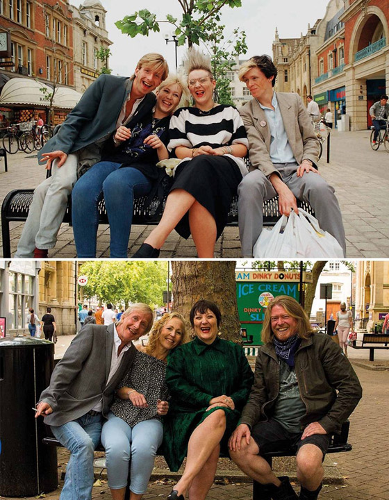 صور لنفس الأشخاص وفي الأماكن ذاتها لكن بعد عدة سنوات: شاهد تأثير الزمن صورة رقم 7