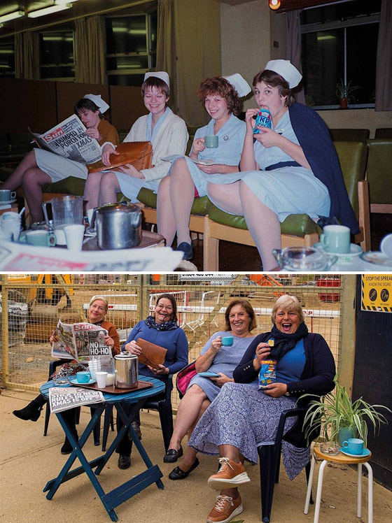 صور لنفس الأشخاص وفي الأماكن ذاتها لكن بعد عدة سنوات: شاهد تأثير الزمن صورة رقم 10