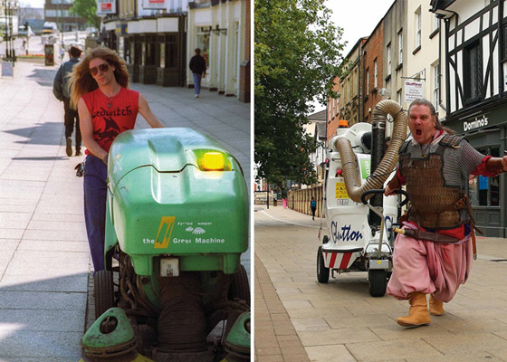 صور لنفس الأشخاص وفي الأماكن ذاتها لكن بعد عدة سنوات: شاهد تأثير الزمن صورة رقم 14