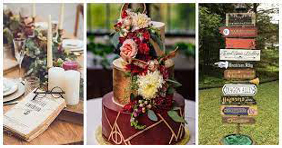 تقيم زفافاً مدهشاً مستوحى من عالم هاري بوتر صورة رقم 4