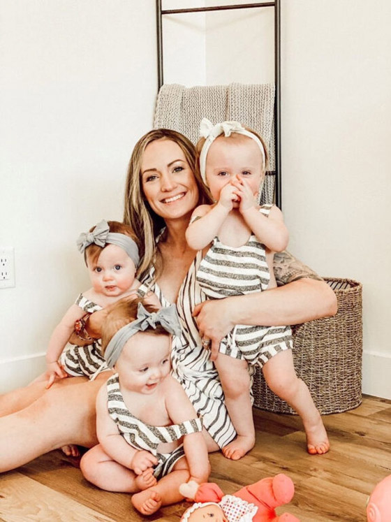 تنجب ثلاث بنات في أقل من عام صورة رقم 5