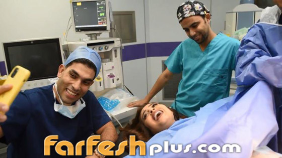 رنا سماحة تفاجئ الجمهور وتنشر فيديو ولادتها! وتغني في غرفة العمليات صورة رقم 5