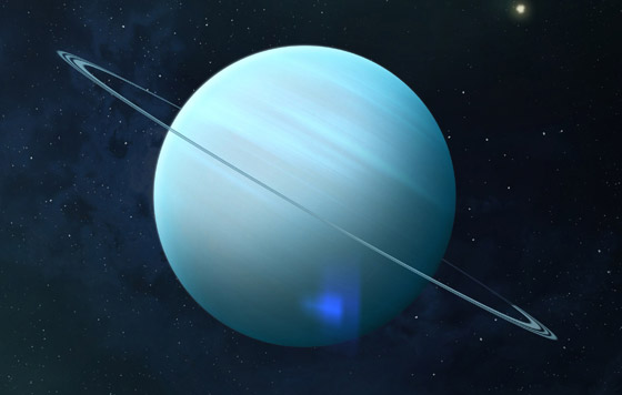ما سبب الميل الفريد في كوكب أورانوس؟ صورة رقم 1
