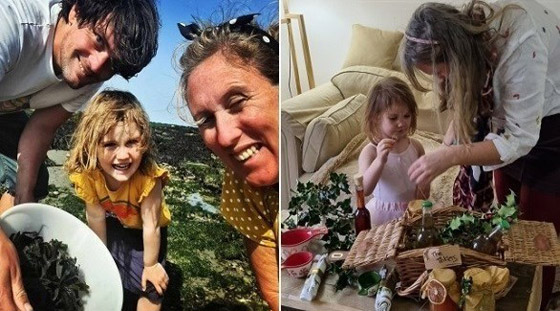 عائلة تحتفل بأعياد الكريسماس بطريقة صديقة للبيئة صورة رقم 1