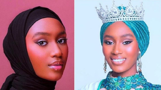 فيديو وصور: أول مسلمة محجبة تفوز بتاج ملكة جمال نيجيريا لأول مرة صورة رقم 1 فيديو وصور: أول مسلمة محجبة تفوز بتاج ملكة جمال نيجيريا لأول مرة صورة رقم 1