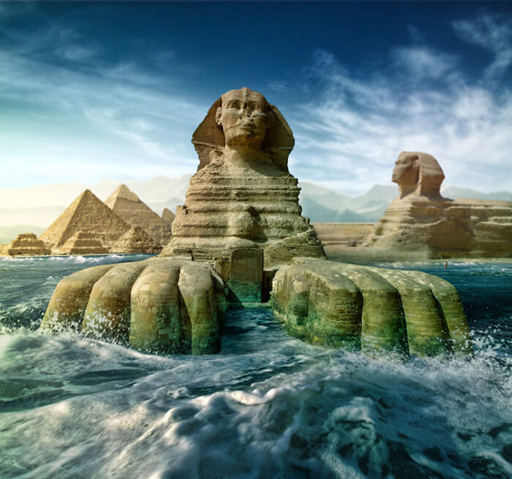 صور: تصميمات جديدة خلابة لأشهر المعالم التاريخية تأخذكم إلى عالم الخيال صورة رقم 2