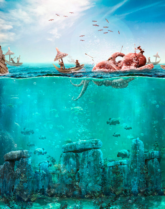 صور: تصميمات جديدة خلابة لأشهر المعالم التاريخية تأخذكم إلى عالم الخيال صورة رقم 16