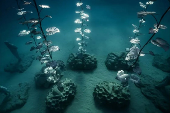 غابة غارقة من المنحوتات تنمو تحت الماء في البحر الأبيض المتوسط صورة رقم 7